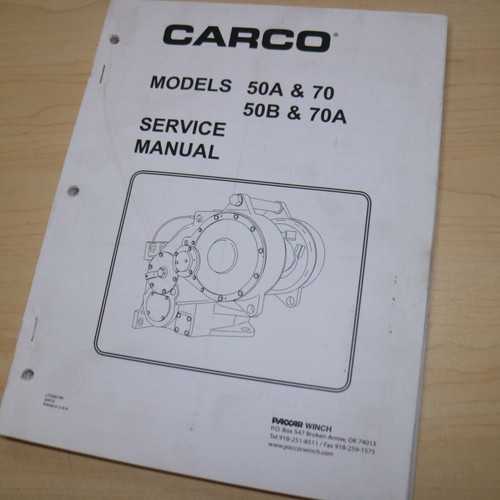 Carco 50a 50b 70a argano - 50b,