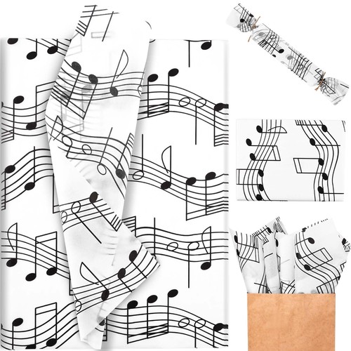 100sheets musical notes tissue - 100sheets,