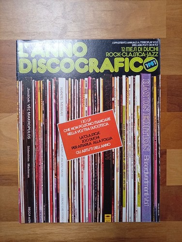 Anno discografico allegato - anno,