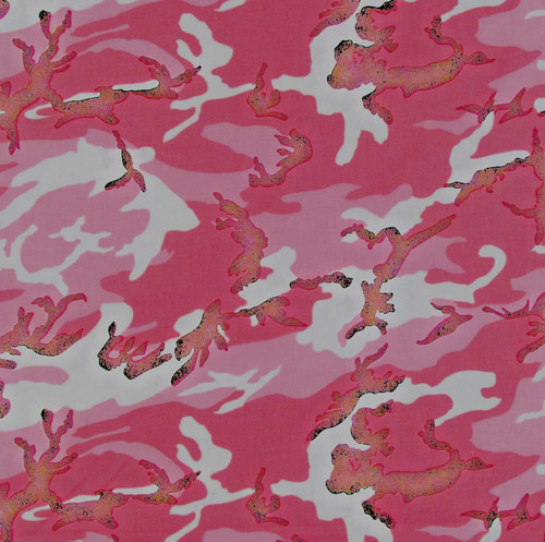Bandana mimetica rosa