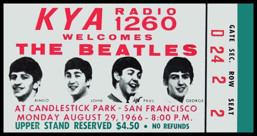 Beatles san fran biglietto - fran.,