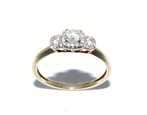 Anello trilogy diamante in - anello,