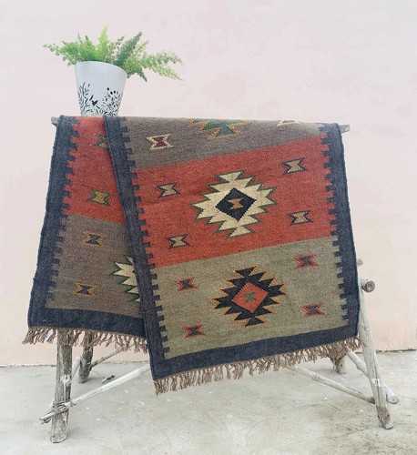 Tappeto kilim lana - lana, fatto