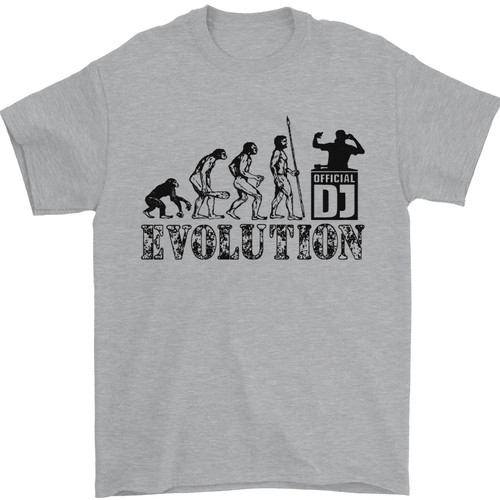 Evoluzione dj maglietta - un,