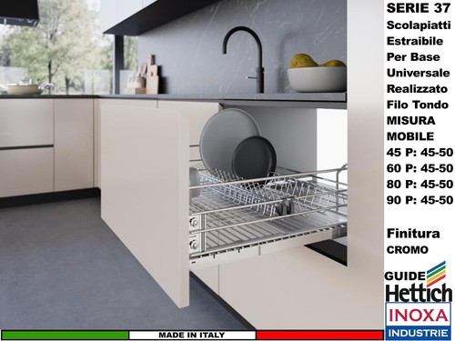 Scolapiatti base estraibile - base,