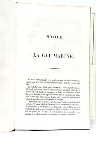 Livre ancien sur glu marine - ,
