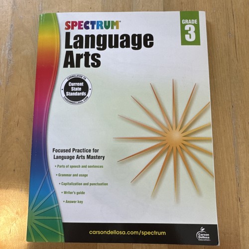 Spectrum language arts grade - language, arts,