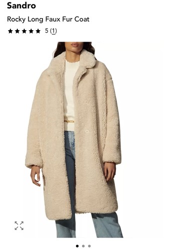 Sandro cappotto donna finto