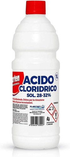 Acido muriatico 1 - acido, lt.1