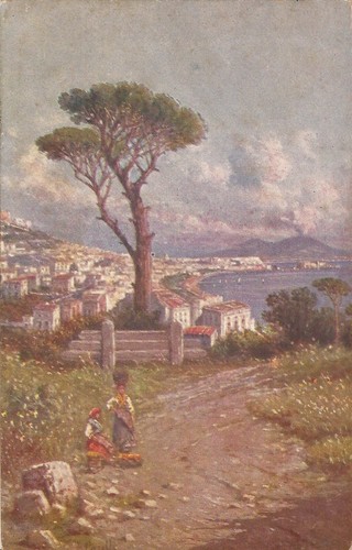 Napoli italia panorama da - napoli,,