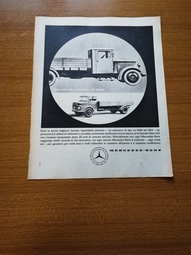 1961 mercedes benz autocarro - mercedes,