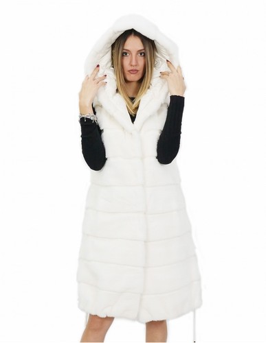 Gilet bianco ottico - 94, cm