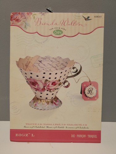 Sizzix bigz tazza tè 3d - tÈ,