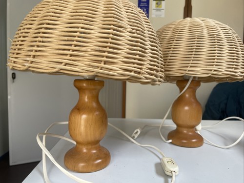 Lampade tavolo vimini - lampade, e