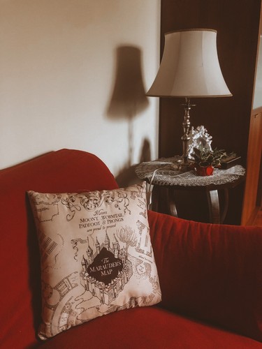 Cuscino harry potter mappa del - potter,