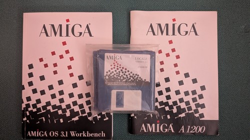 Manuals and disks workbench - disks,