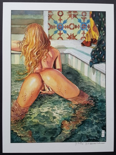 Stampa erotica milo manara - stampa,