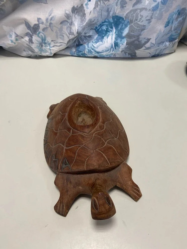 Tartaruga legno intarsiato