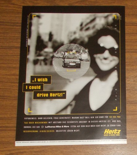 Seltene werbung bmw 3er - seltene,