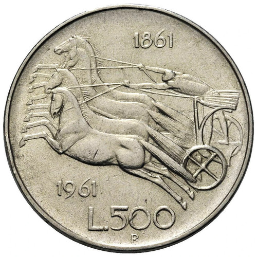 Italia 500 lire - , "bighe"