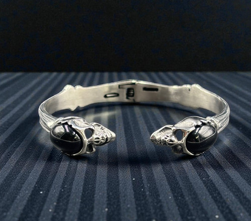 Bracciale rigido uomo con - da,