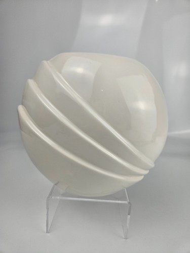 Vaso scultoreo bianco - , moderno