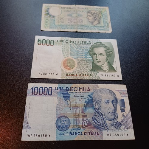 Vecchie banconote italiane - vecchie, in