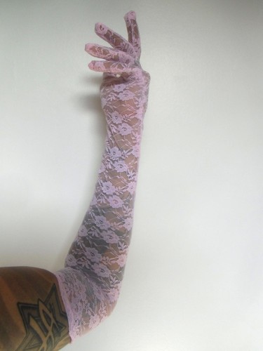 Guanti rose pallido - pallido, lunghi