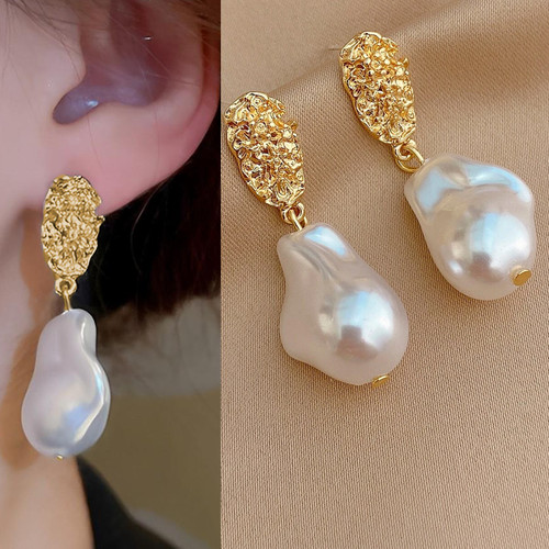 Orecchini con perle barocche - orecchini,