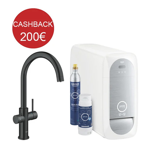 Rubinetto grohe blue home nero - grohe,