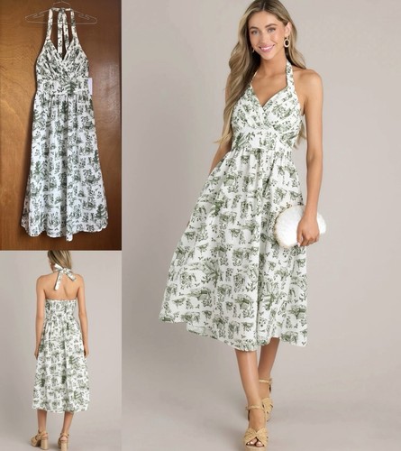 Abito aakaa cotone lino halter - abito,