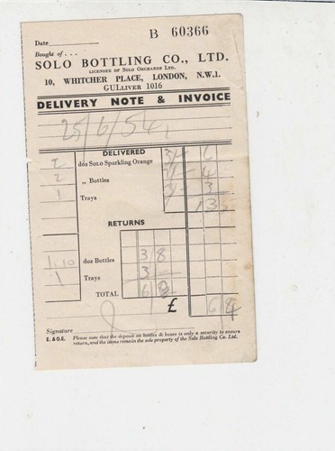 Solo bottling ltd whitcher - co,
