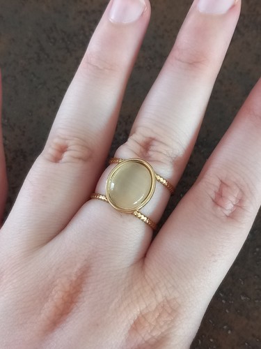 Anello vintage placcato oro