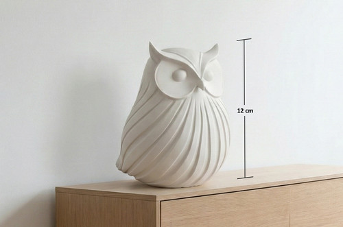 Scultura gufo stilizzato - scultura, in