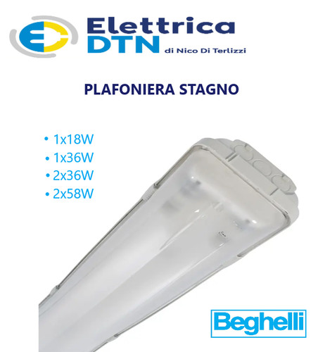 Plafoniera stagna beghelli - stagna,