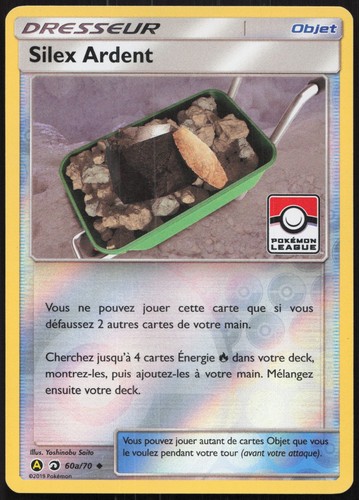 Carte pokémon silex - silex, ardent