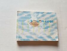 Honda CX 500 1980 manuale uso originale moto owner's manual