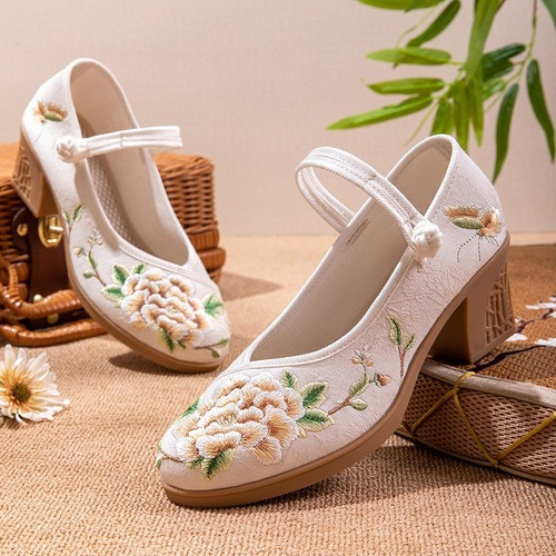 Scarpe tessuto ricamato - in,