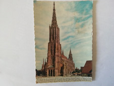 ULM A. D. DER BAU DES SPÄTGOTISCHEN MÜNSTER WURDE 1377-