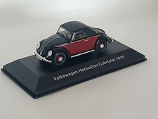 Maggiolino Hebmuller Cabriolet Volkswagen  1949 De Agostini scala 1:43. Perfetta