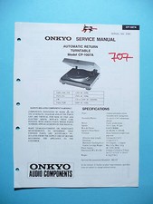 Manuale Di Servizio Per Onkyo