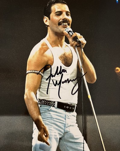 Foto firmata freddie mercury - firmata,