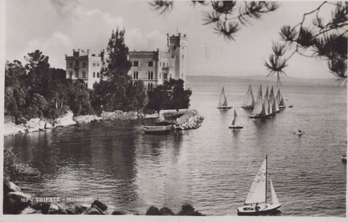 Cartolina trieste friuli - trieste,