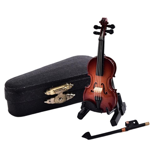 Miniatura violinista legno - miniatura,