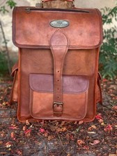 Zaino da viaggio in pelle extra large 16" borsa zaino per laptop (uomo e donna)