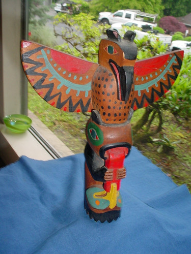 Vecchio totem indiano - totem,