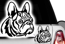 1x Adesivi Auto Bulldog Francese Bulldog francese Bulli Bullo Frenchi dog4