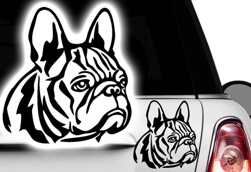 Adesivi auto bulldog - adesivi,