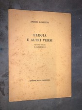ANDREA ZANZOTTO - ELEGIA E