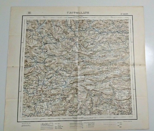 Vecchia carta geografica